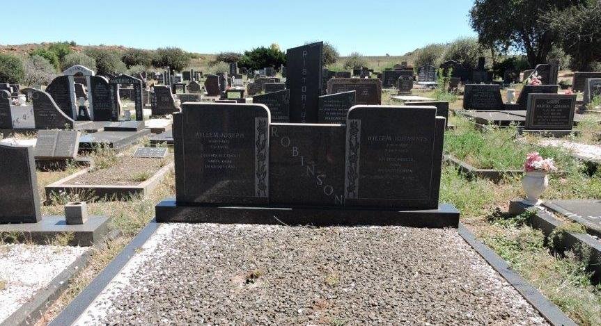 ROBINSON Willem Joseph 1892-1981 & Willem Johannes Maggie 1899-1990