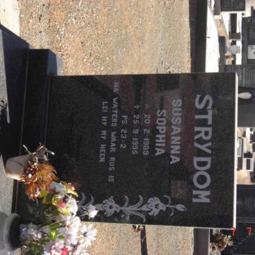 STRYDOM Susanna Sophia 1909-1995