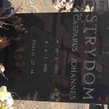 STRYDOM Casparus Johannes 1907-1981