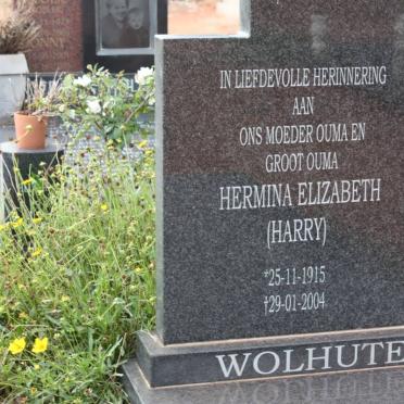 WOLHUTER Hermina Elizabeth 1915-2004