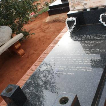 WILLEMSE Alwyn Christoffel 1942-2004 &amp; Beverley Merle 1947-
