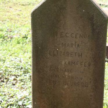 KAMFFER Maria Elizabeth 1889-1930