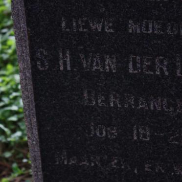 LINDE S.H., van der nee BERRANGE