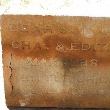 MANNERS Infant 1906-1906