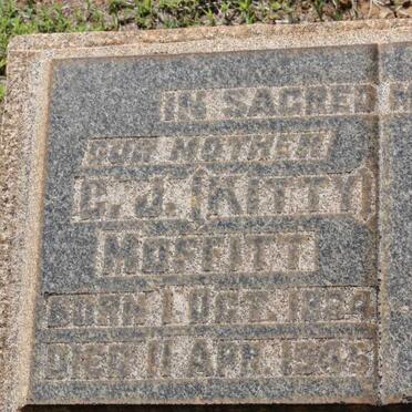 MOFFITT C.P. 1908-1993 :: MOFFITT Charles 1849-1912 &amp; Jane GRAHAME -1933