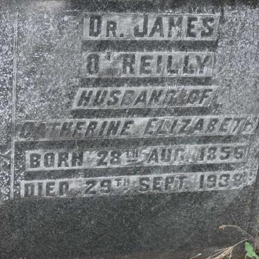 O'REILLY James 1856-1939 :: O'REILLY Ruth Catherine 1917-1938
