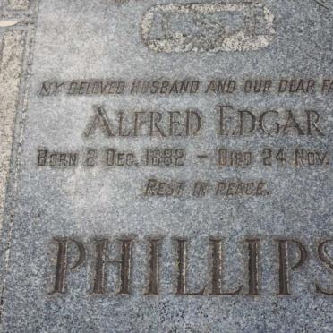 PHILLIPS Alfred Edgar 1882-1924