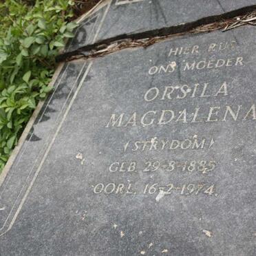 PRETORIUS Orsila Magdalena nee STRYDOM 1885-1974