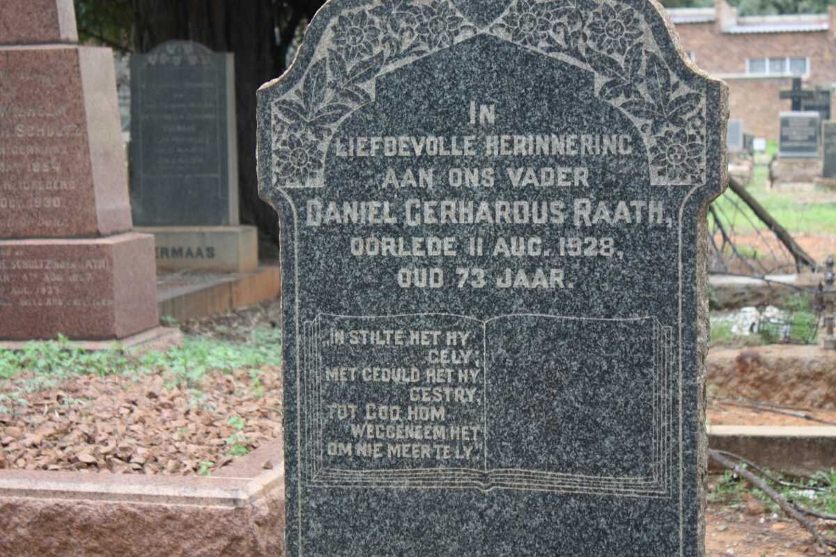 RAATH Daniel Gerhardus -1928