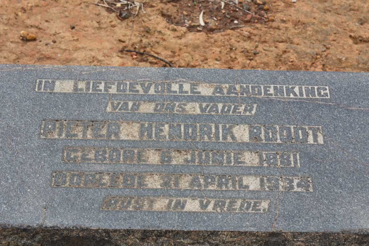 ROODT Pieter Hendrik 1881-1934