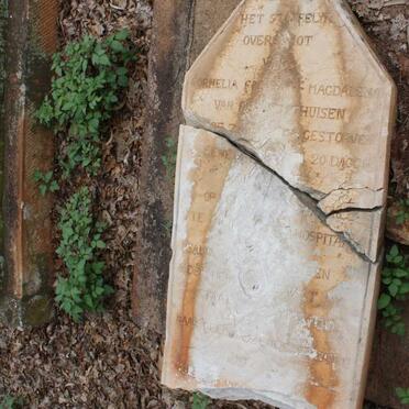 WESTHUIZEN Cornelia F. Magdalena, van der