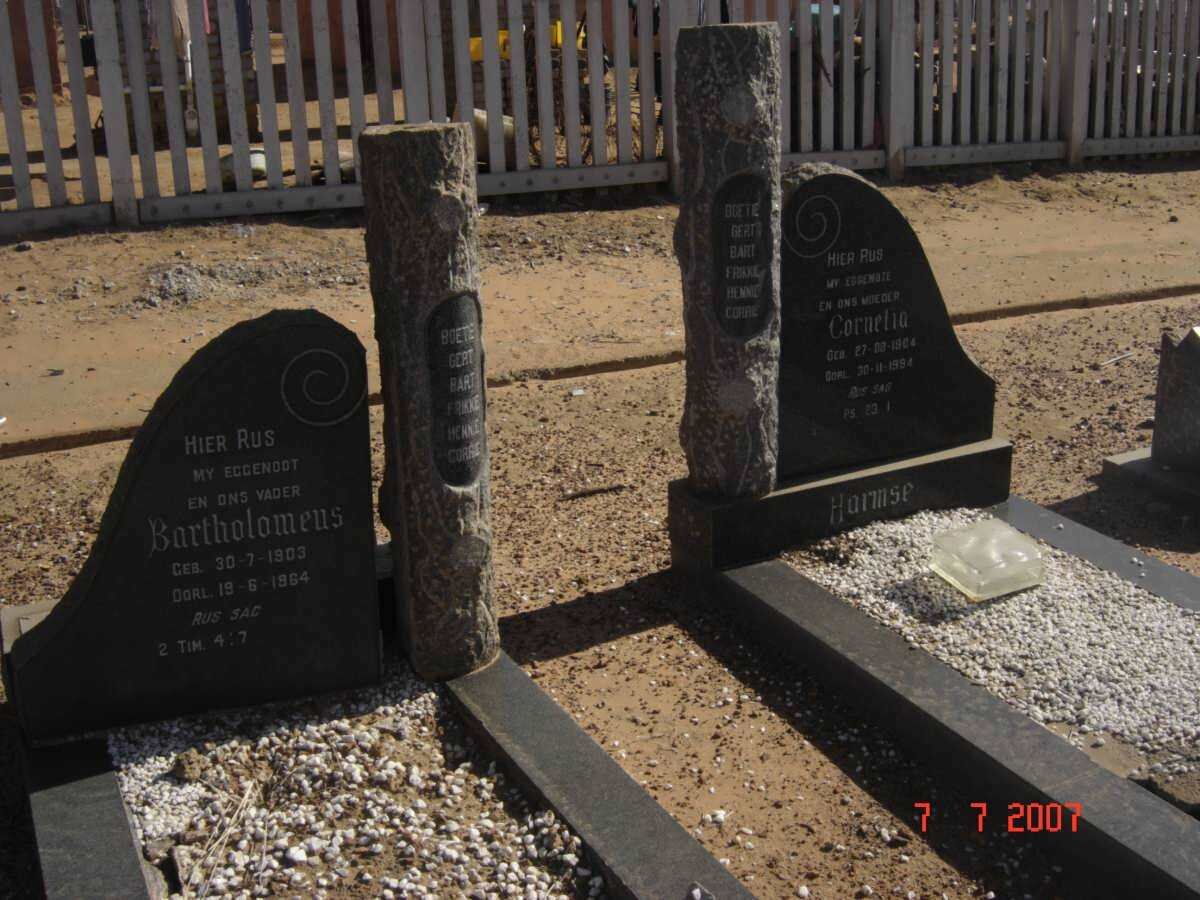 HARMSE Bartholomeus 1903-1964 &amp; Cornelia 1904-1994