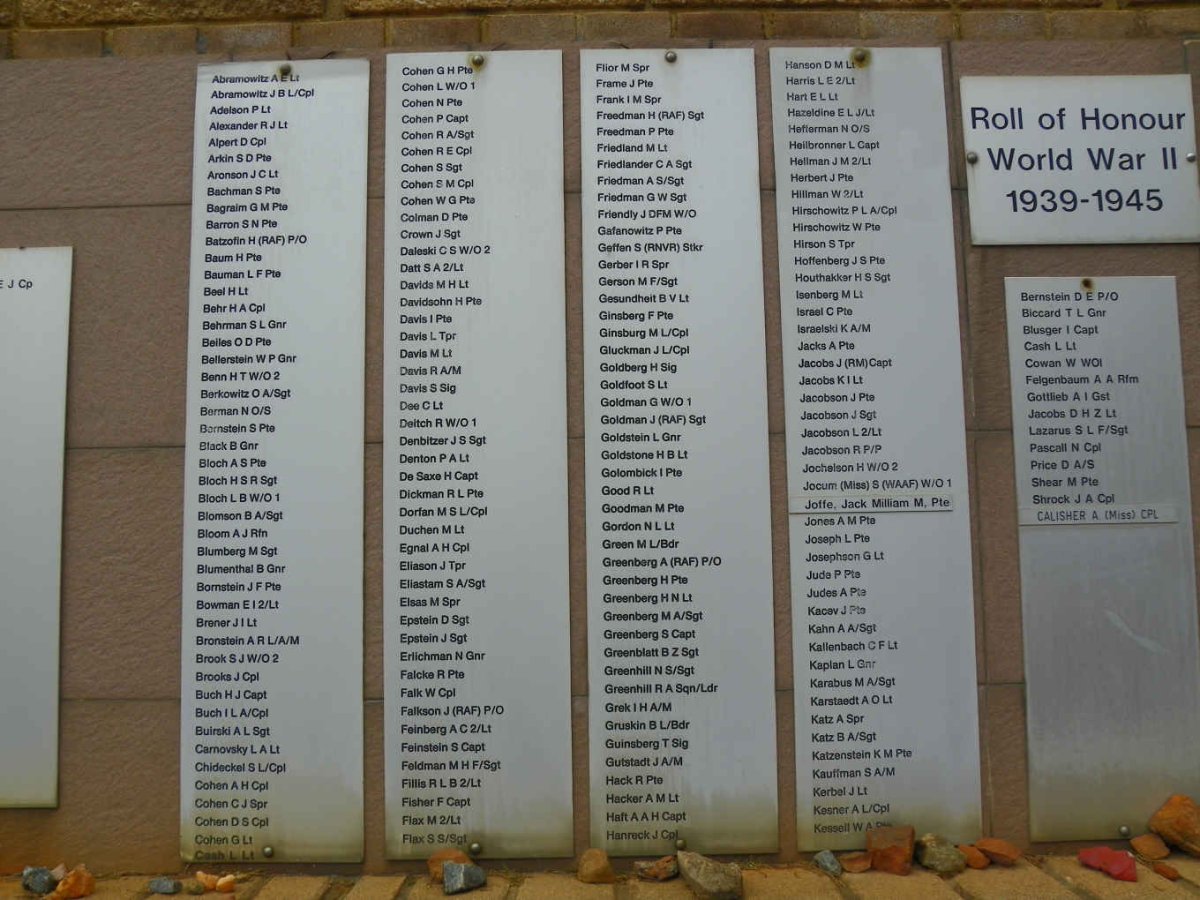 05. Roll of Honour World War II - 1939-1945