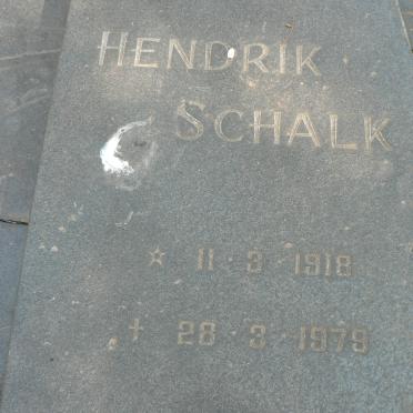 ? Hendrik Schalk 1918-1979