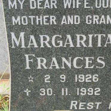 ? Margarita Frances 1926-1992