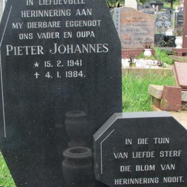 ? Pieter Johannes 1941-1984