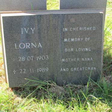 ? Ivy Lorna 1903-1989