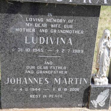 ? Johannes Martin 1944-2006 &amp; Ludivina 1945-1989