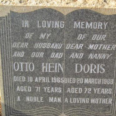 ? Otto Hein -1965 &amp; Doris -1968