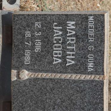 ? Martha Jacoba 1916-1980