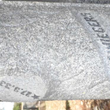 ? Hannah nee SWIEGERS 1933-1974