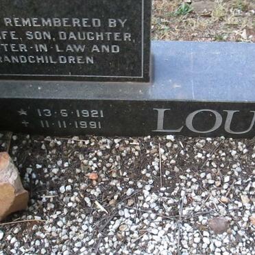 ? Louis 1921-1991 &amp; Norma 1926-2001