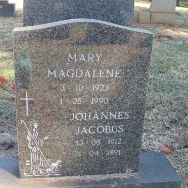 ? Johannes Jacobus 1912-1991 &amp; Mary Magdalene 1923-1990