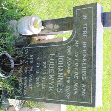 ? Johannes Lodewyk 1932-1982