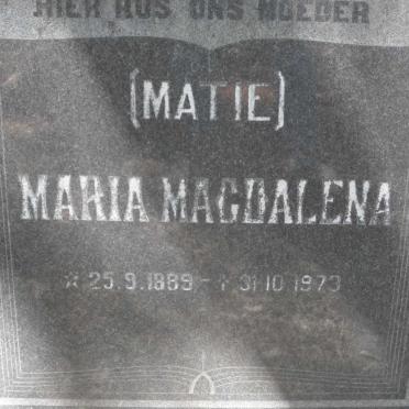 ? Maria Magdalena 1889-1973