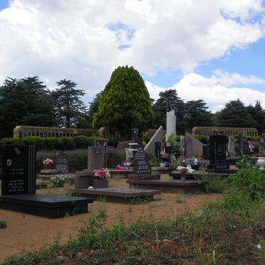 1. Overview of memorial wall (behind the Westdene dam bus accident memorial and graves)