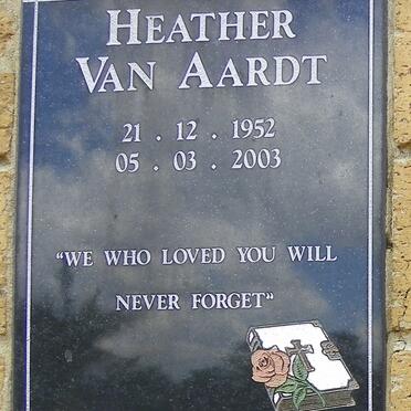 AARDT Heather, van 1952-2003