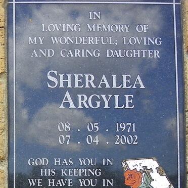 ARGYLE Sheralea 1971-2002