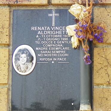 ALDRIGHETT? Renata Vince? 1934-1998