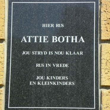 BOTHA Attie