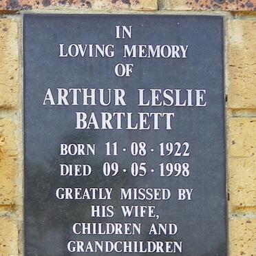 BARTLETT Arthur Leslie 1922-1998