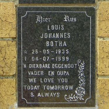 BOTHA Louis Johannes 1935-1999