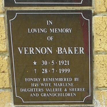 BAKER Vernon 1921-1999
