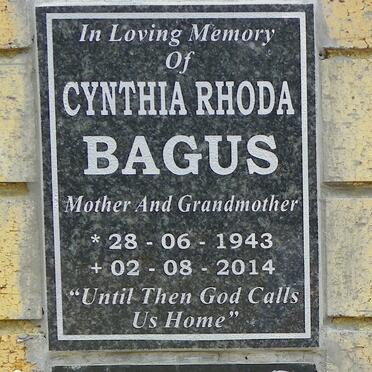 BAGUS Cynthia Rhoda 1943-2014