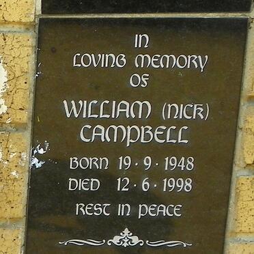 CAMPBELL William 1948-1998