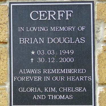 CERFF Brian Douglas 1949-2000