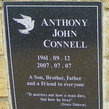 CONNELL Anthony John 1961-2007