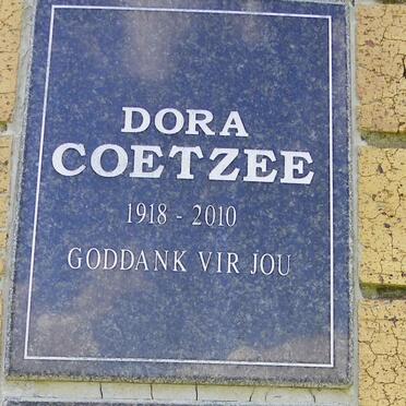 COETZEE Dora 1918-2010