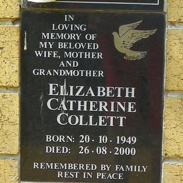 COLLETT Elizabeth Catherine 1949-2000