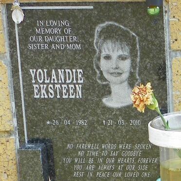 EKSTEEN Yolandie 1982-2010