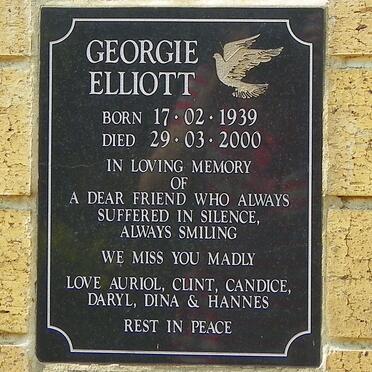 ELLIOTT Georgie 1939-2000