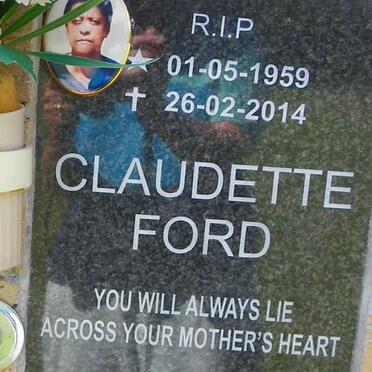 FORD Claudette 1959-2014