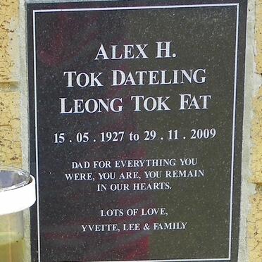 FAT Leong Tok 1927-2009