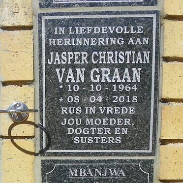 GRAAN Jasper Christian, van 1964-2018