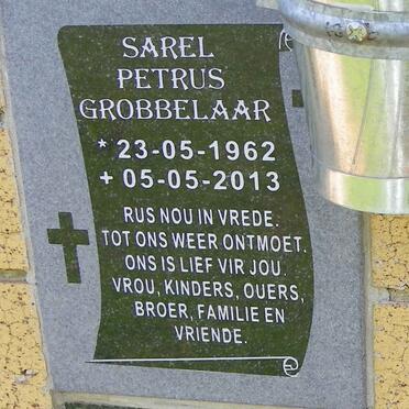 GROBBELAAR Sarel Petrus 1962-2013