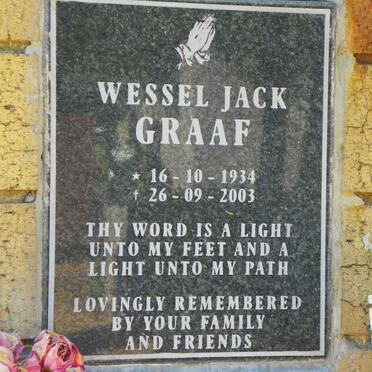 GRAAF Wessel Jack 1934-2003